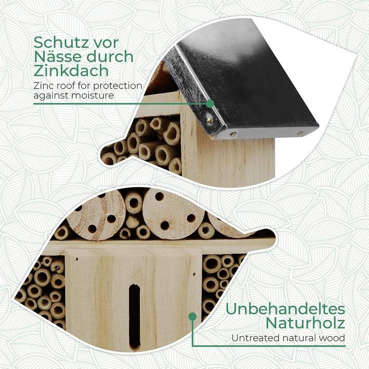 Immagine prodotto Wildlife Friend Grande hotel per insetti (Farfalle, Coccinelle, Vespe scavatrice, Api)