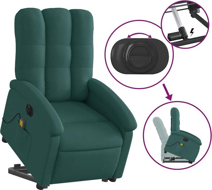 Image du produit vidaXL Massagesessel mit Aufstehhilfe