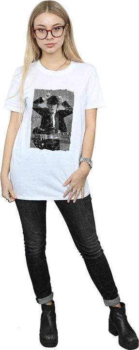 Produktbild AC/DC Angus Young Distressed Foto Baumwolle Boyfriend TShirt (S)