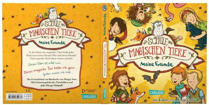 Actual product image Die Schule der magischen Tiere: Meine Freunde (German, Margit Auer, 2018)