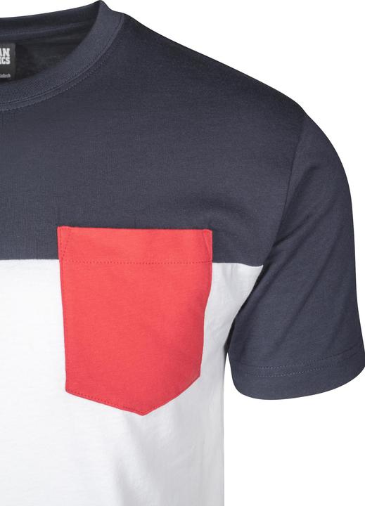Produktbild Urban Classics 3-Tone Pocket Tee (L)
