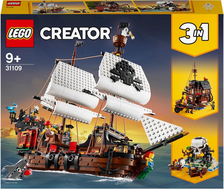 Produktbild LEGO Piratenschiff (31109, LEGO Creator 3-in-1)