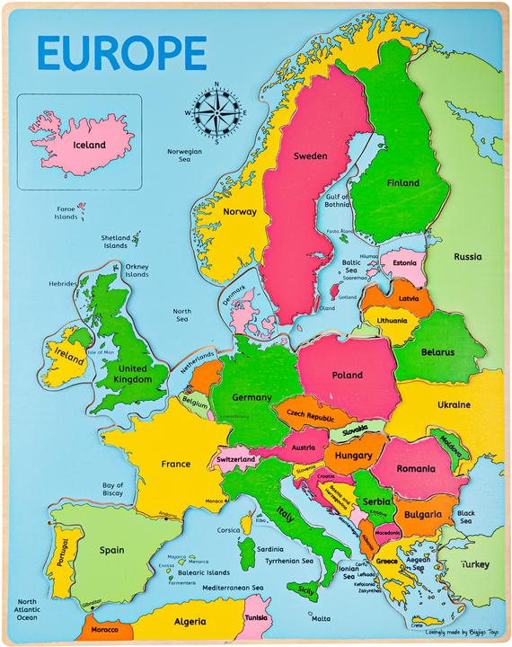 Bigjigs Europa (25 Teile)