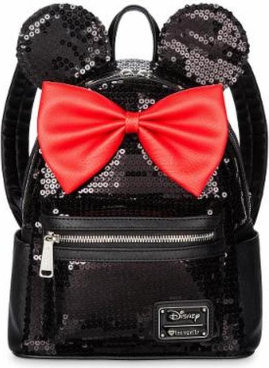 Actual product image Loungefly Minnie Mouse Sequin Backpack