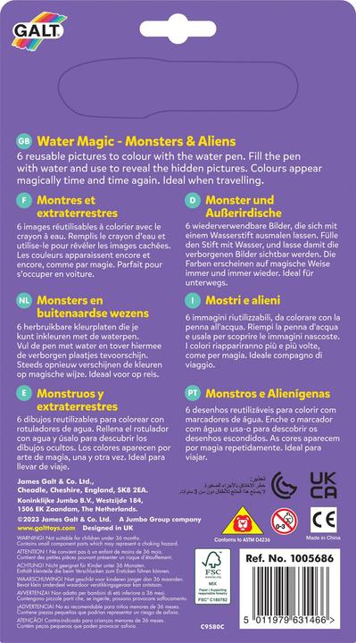 Nährwerte und Zutaten GALT Water Magic Monster und Aliens