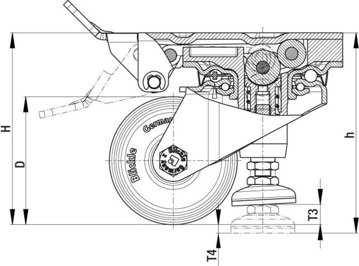 Image du produit kaiserkraft Rouleau de levage HRLK-PO