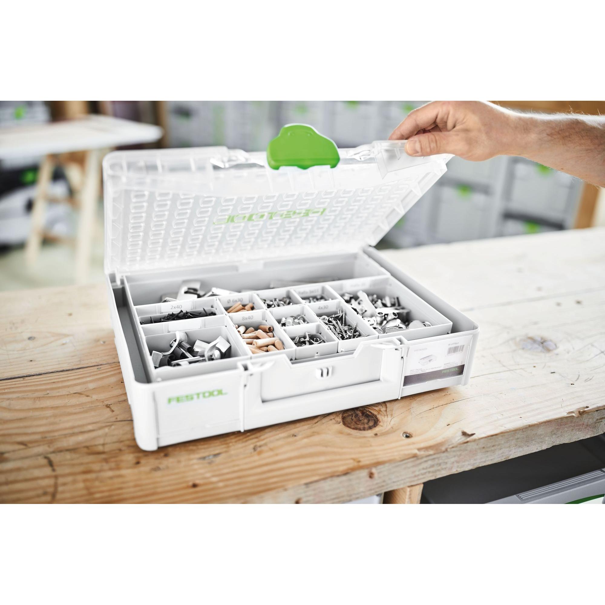 Thumbnail - Festool, Sortimentskasten, Systainer Organizer SYS3 ORG L 89 10xESB