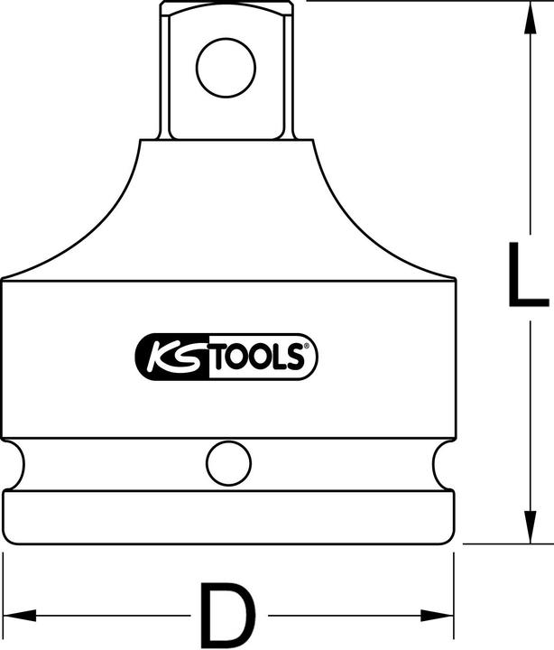 Produktbild KS Tools 3/4" Kraft-Bit-Stecknuss Innensechskant (14 mm)