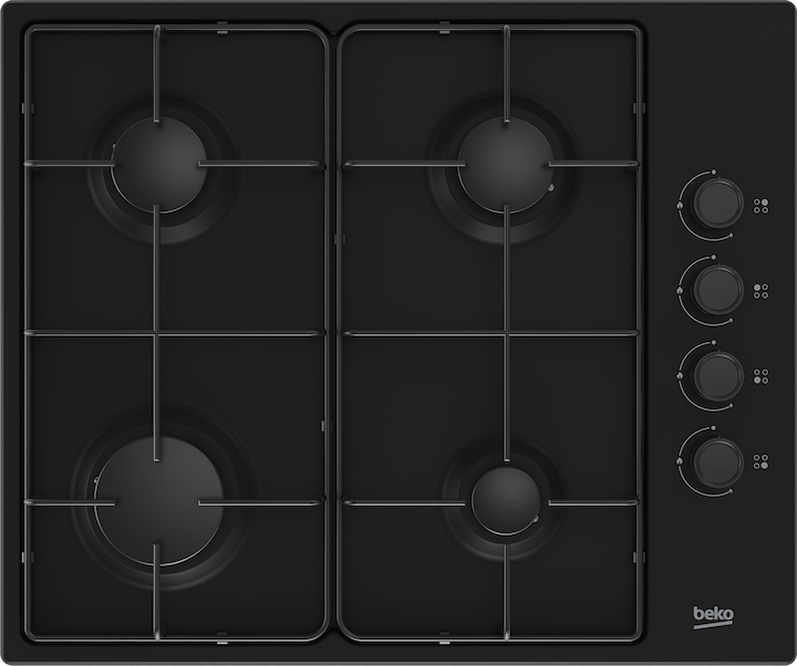 Productafbeelding Beko HIBG64120SB Kookplaat Geïntegreerde gaskookplaat 4 zone(s)