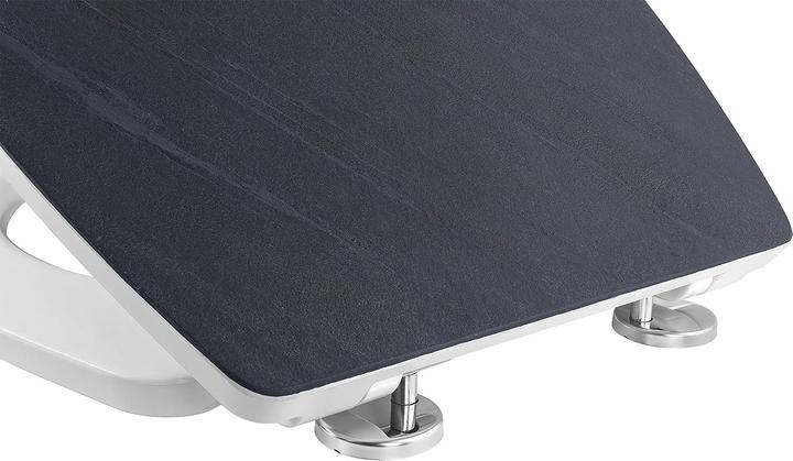 Produktbild Cornat WC-Sitz » NOIR « Duroplast mit Natursteinplatte