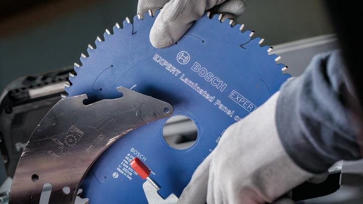 Productafbeelding Bosch Professional Zubehör Blau Zubehör 2608902130 EXPERT Kreissägeblatt Laminatplatte kabellos 216 x 2,1/1,4 x 30 mm T66
