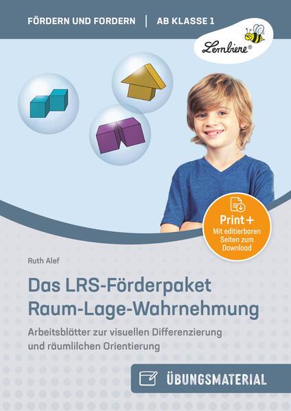 Produktbild Das LRS-Förderpaket Übungen zur Raum-Lage-Wahrnehmung (Set) (Deutsch, Ruth Alef, 2024)