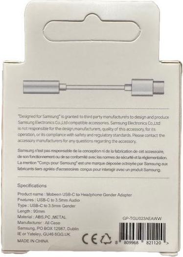 Produktbild Samsung Adapter (USB Typ C, 3.5mm Buchse)