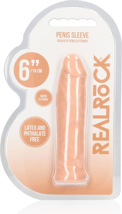Actual product image RealRock Penis Sleeve 7"