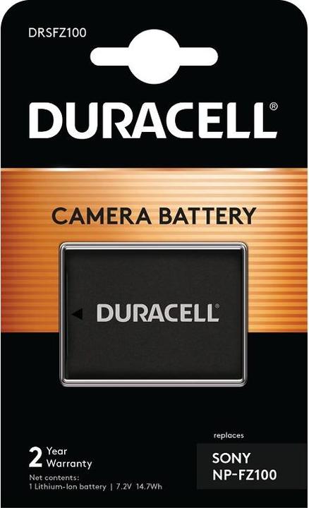 Produktbild Duracell Li-Ion Akku 2040mAh für Sony NP-FZ100 (Kamera Akku)