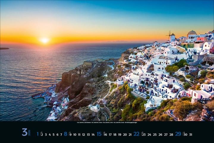 Actual product image Verlag Bildkalender Trauminseln 2026, Papierformat: Kein