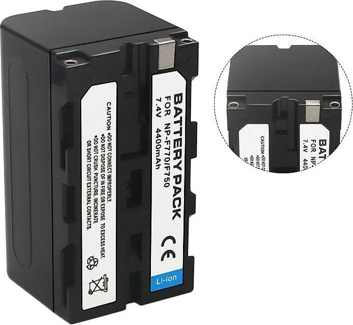 Produktbild Acconic Akku f. Sony NP-F750 CCD CCDSC5 CCD-SC5 CCDSC55 CCD-SC55 CCDSC65 (Kamera Akku)