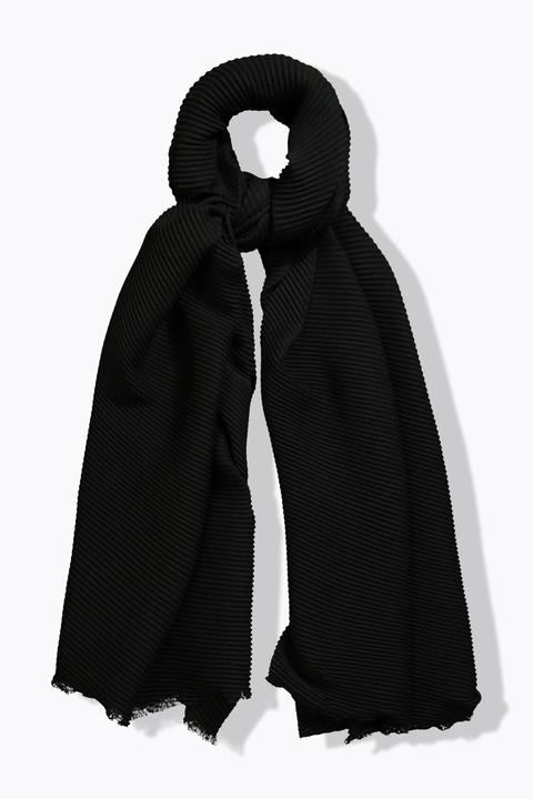 Produktbild Ulla Popken Plisseeschal, einfarbig, luftig-leicht