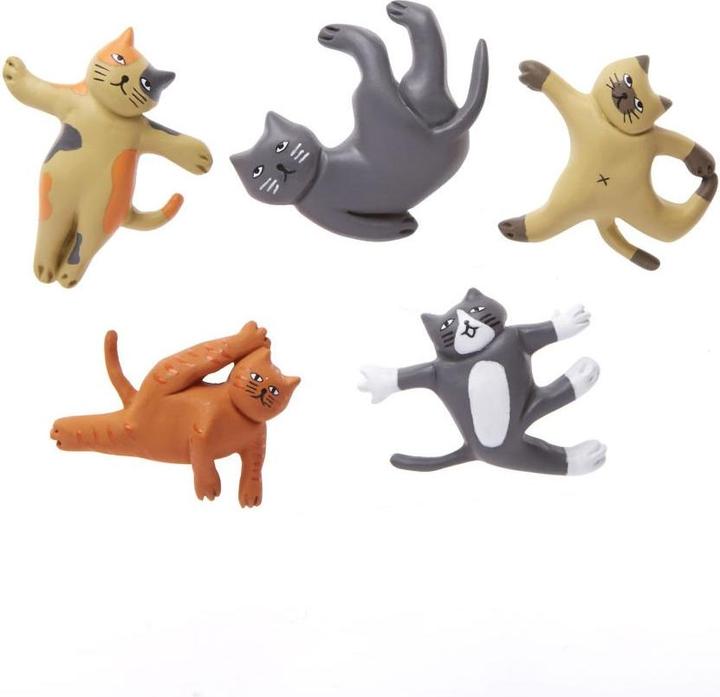 Kikkerland Cat Yoga (5 x)