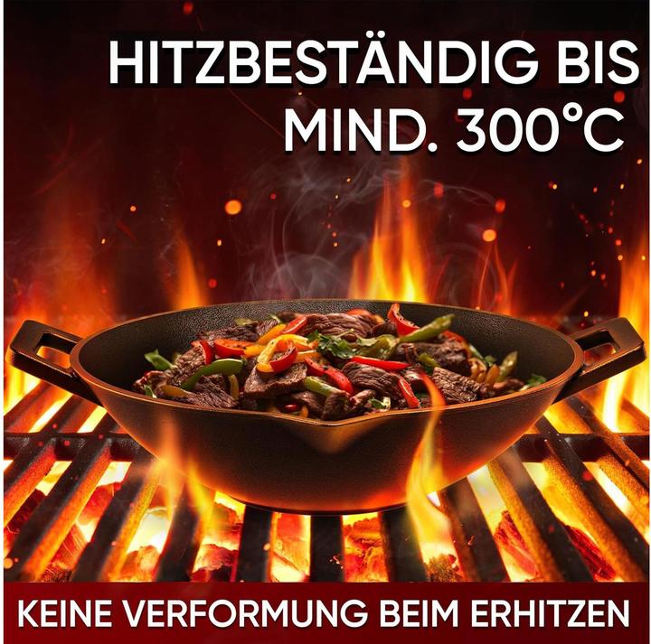 Actual product image Gusskönig Wok (Cast iron, 36 x 10 cm)