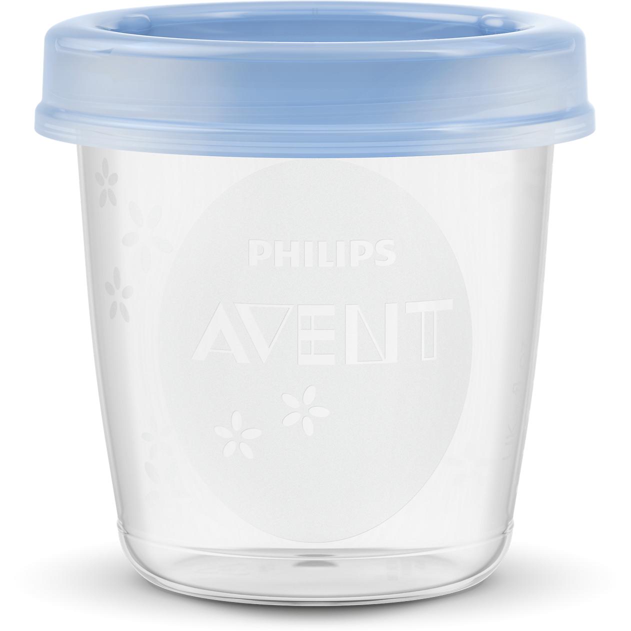 Philips Avent Blau Babynahrungsbehälter, Muttermilchbehälter