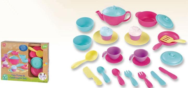 Actual product image PlayGo Bio-Based Plastic Tea Time Cookware Set 24 P