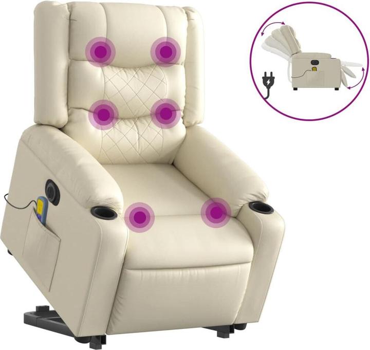 Image du produit vidaXL Massagesessel mit Aufstehhilfe