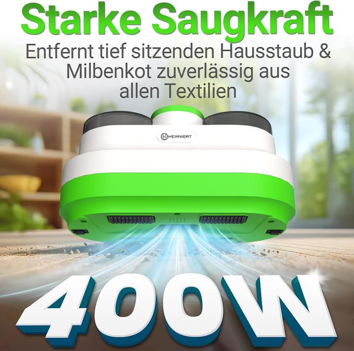 Produktbild Heimwert Milbensauger für Matratzen & Polster mit UV-C Licht