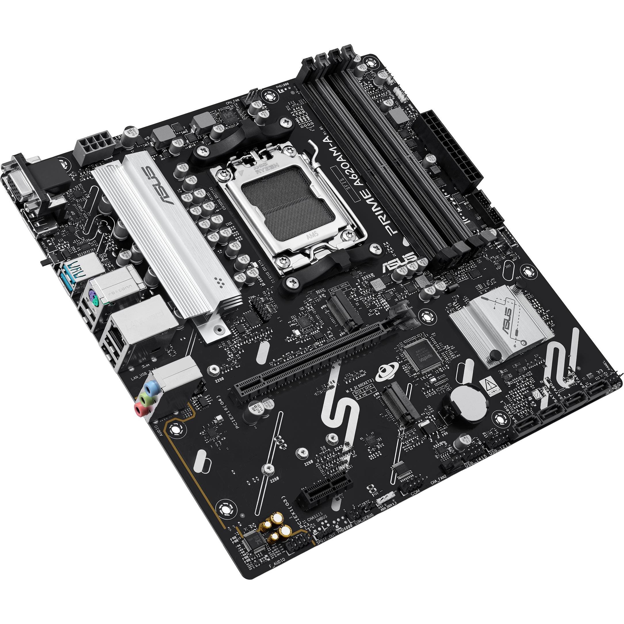 ASUS MB PRIME A620AM-A-CSM (AM5, AMD A620, mATX), Mainboard