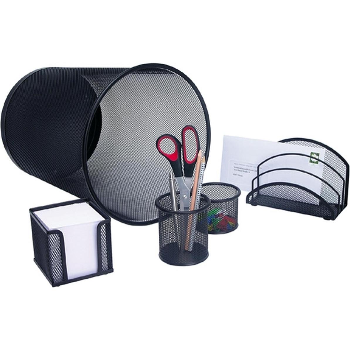 Thumbnail - Wedo, Schreibtisch Accessoire, Schreibtisch-Set Office, aus Drahtmetall