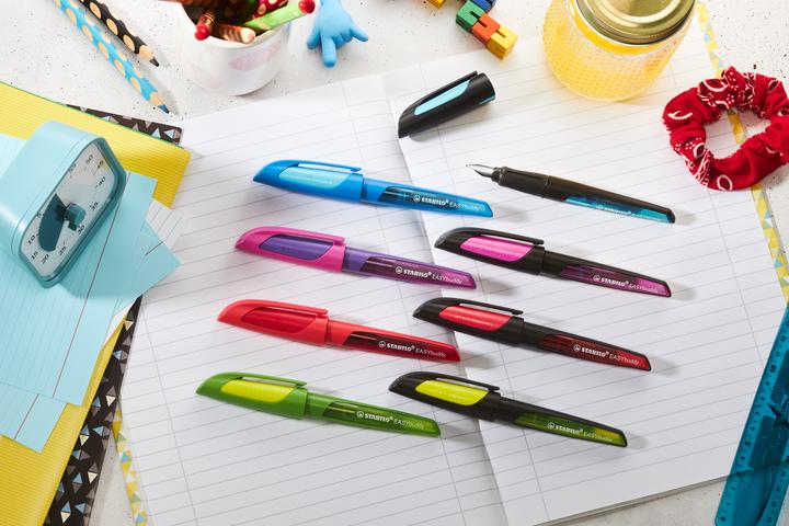 Actual product image STABILO EASYbuddy fountain pen cartridge filling system black, lime 1 piece(s) (Sweet lime, Black, 1 x)
