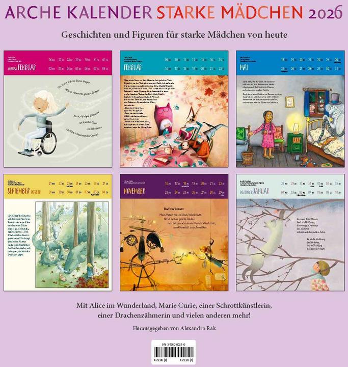 Produktbild Kalender Starke Mädchen 2026