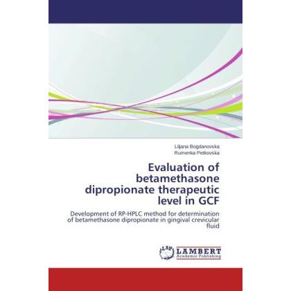 Evaluation of betamethasone dipropionate therapeutic level in GCF, Fachbücher