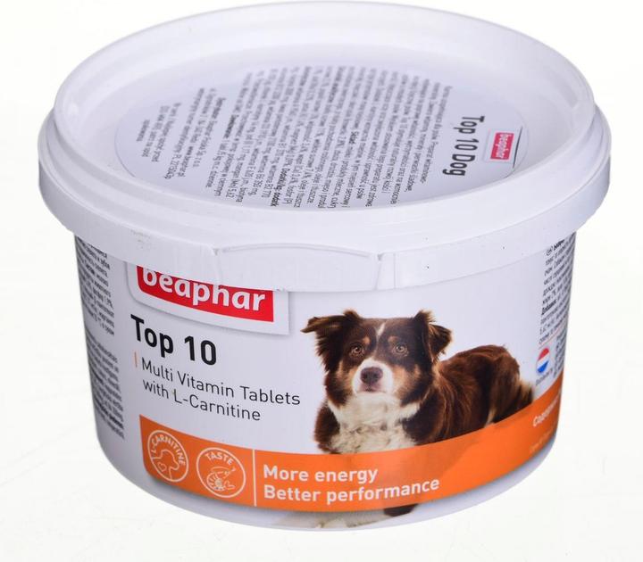 Actual product image beaphar Top-10 180tbl., general vitamins for dogs (Senior, 180 pcs., 250 g)