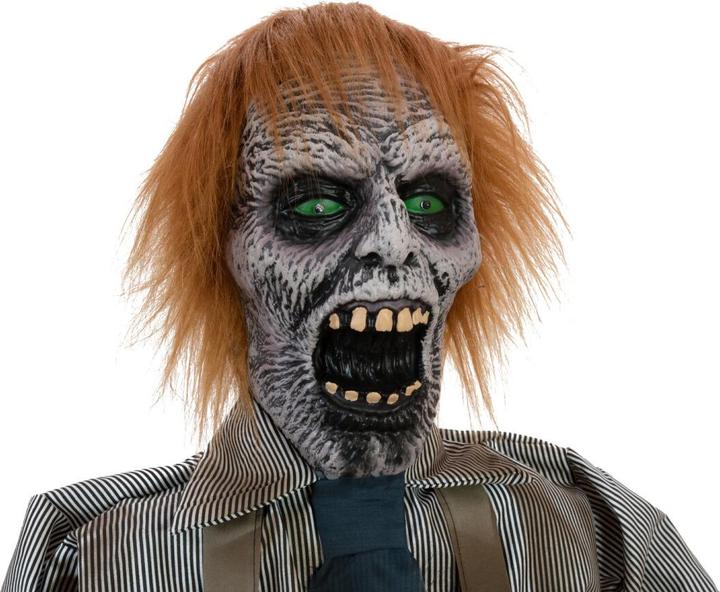 Produktbild Europalms Halloween Figur Zombie mit Kettensäge, animiert, 170cm