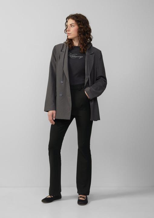 Produktbild S.Oliver Hose Elastische Hose aus Interlockjersey mit ausgestelltem Bein (W40/L32)