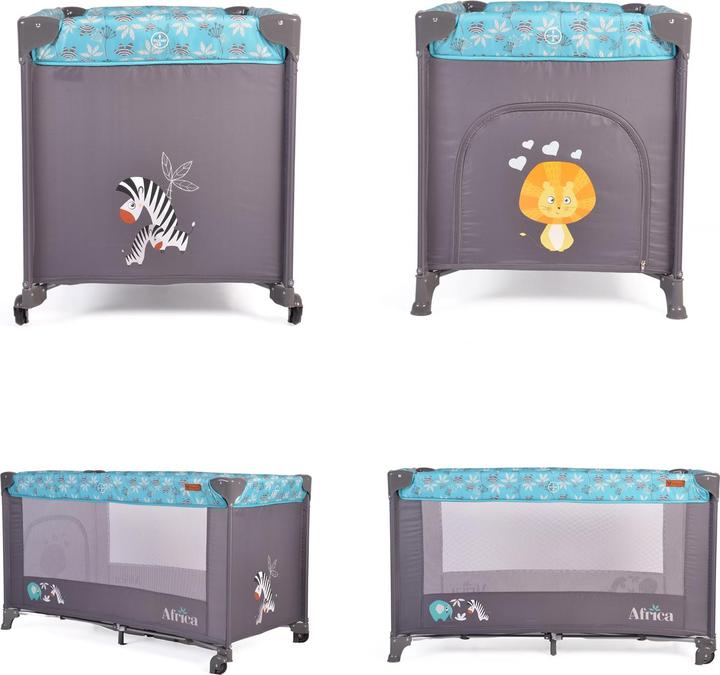 Actual product image Cangaroo Travel cot Africa (60 x 120 cm)
