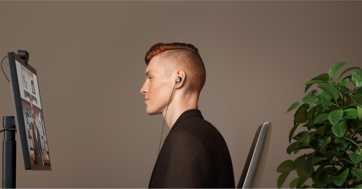 Actual product image Logitech Zone Wired Earbuds (Cable, USB-C)