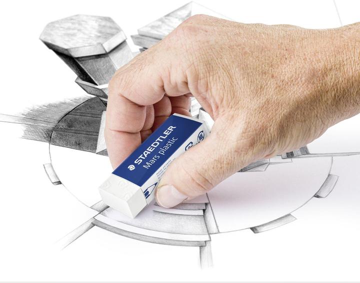 Actual product image Staedtler Mars plastic eraser BK 52650BK2D