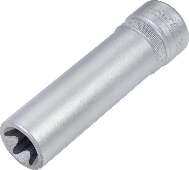 Actual product image HAZET Socket ∙ TORX 880LG-E14 ∙ Square, hollow 10 mm (3/8 inch) ∙ Outside TORX profile ∙ E14 (3/8")