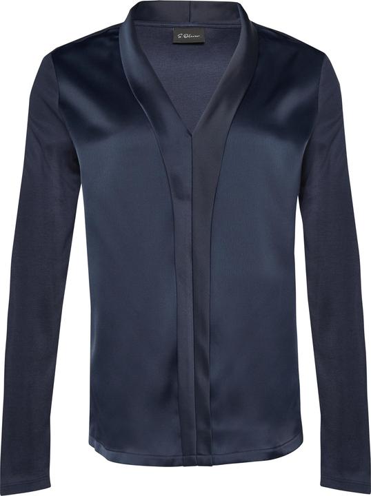 Image du produit S.Oliver T-Shirt Satin-Blusenshirt mit Blende (38)