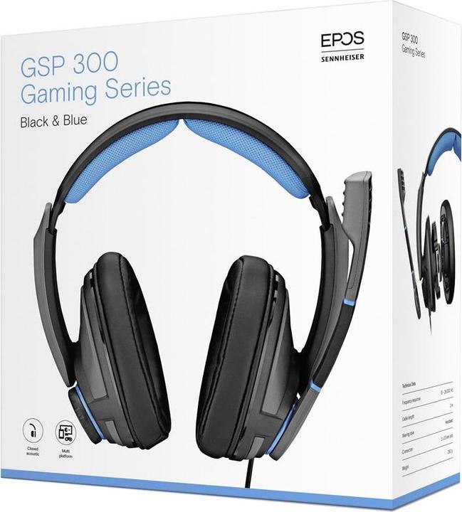 Actual product image EPOS Gaming Sennheiser GSP 300 Blue (Blue) (Cable)