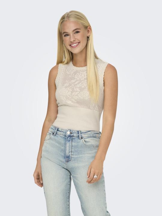 Produktbild Only Normal geschnitten Rundhals Strickoberteil Gestricktes Oberteil (XS)