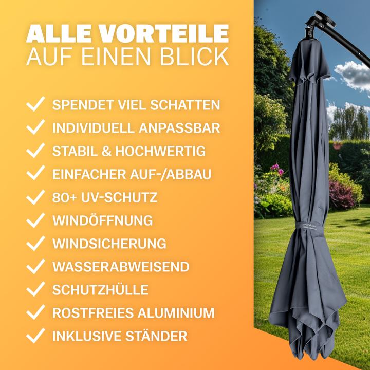 Produktbild Kingsleeve Sonnenschirm (3.07 m)