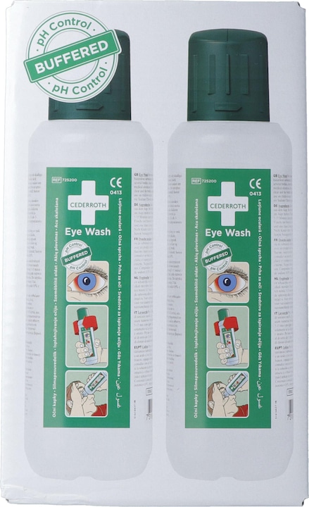 Cederroth Augendusche 2 x 500 ml (Erste Hilfe Set Zubehör)