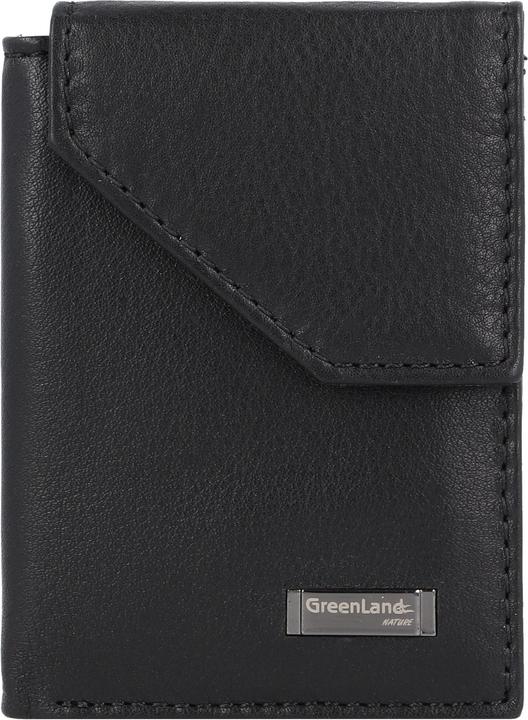 Immagine prodotto Greenland Nature Portafoglio in nappa nera RFID 7 cm