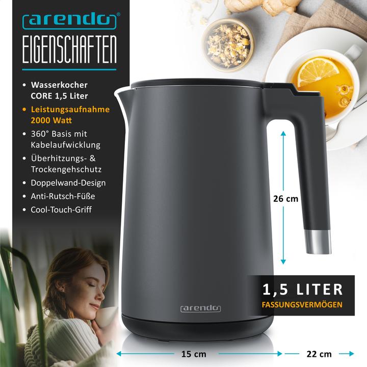 Produktbild Arendo Teekocher (1.50 l)