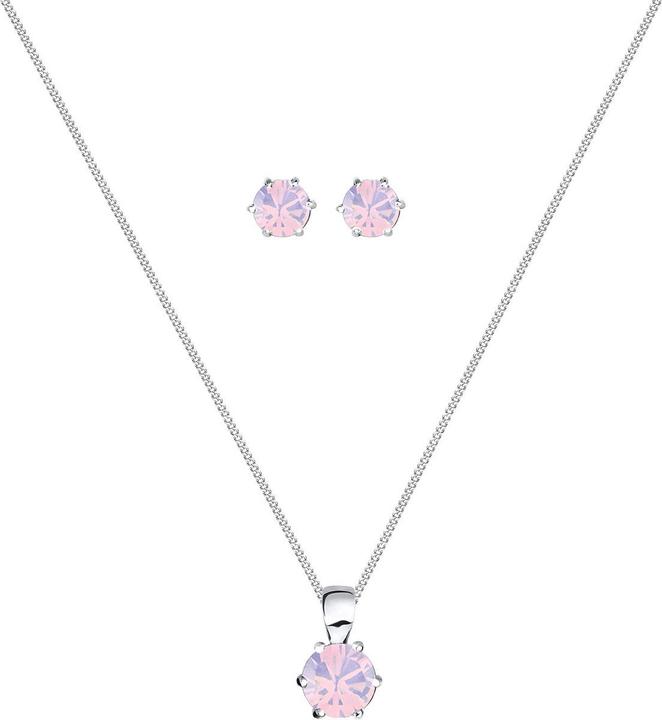 Produktbild Elli Schmuckset Basic Kristalle Silber (925er Sterling Silber)