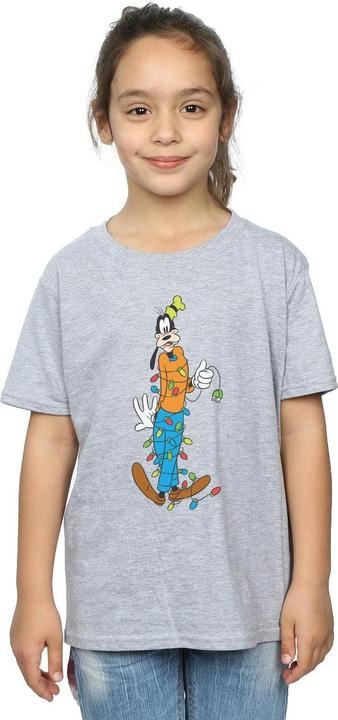 Immagine prodotto Disney Goofy Christmas Lights Maglietta Ragazze (128)