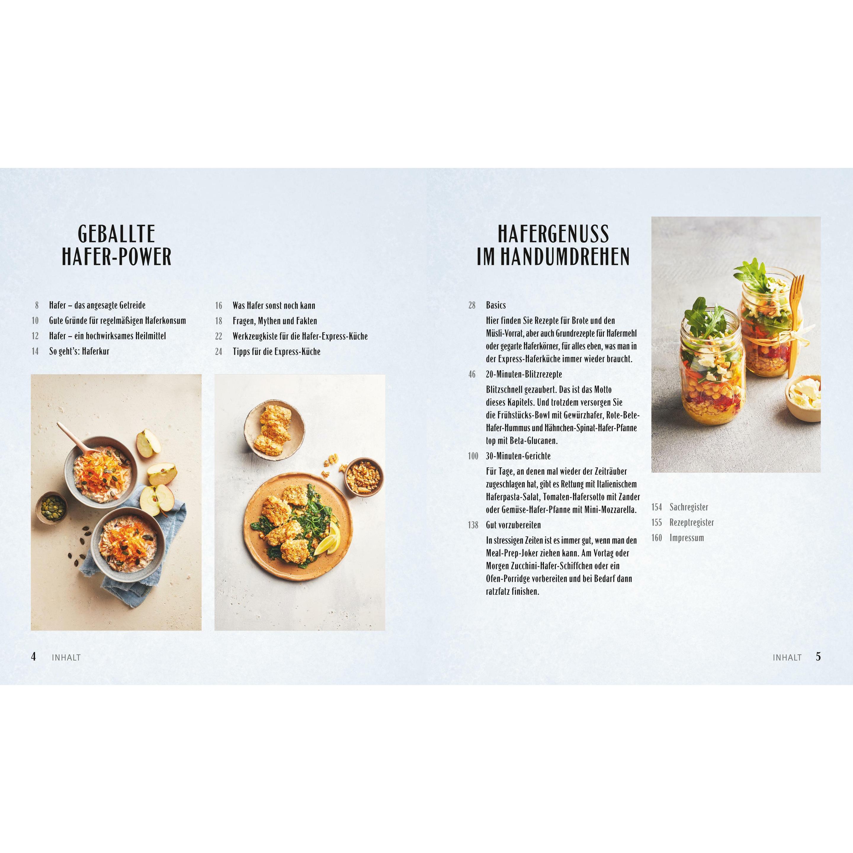 Thumbnail - Hafer Express-Rezepte, Ratgeber von Martina Kittler, Doris Fritzsche